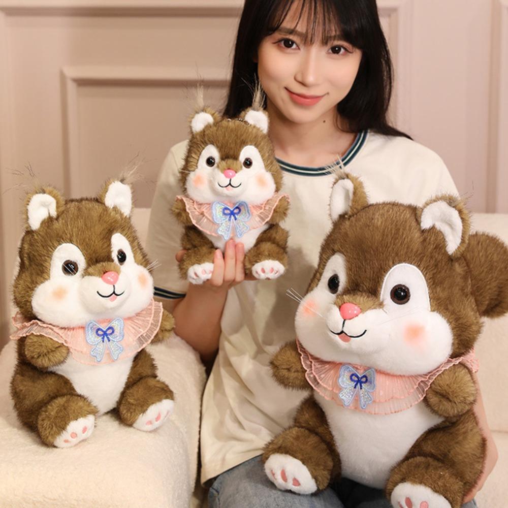 Cute Squirrel Plush Toy Animal Squirrel Plush Doll Plush Squirrel Doll Kids Birthday Christmas