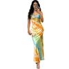 European and American Style Summer Women's Clothing New Fashion Personality Street Sexy Low Cut Slim Neck Halter Dress