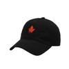 Maple Leaf Embroidery Soft Top Baseball Cap Men's Outdoor Casual Cap Women's Face Small Couple Sun Protection Hat