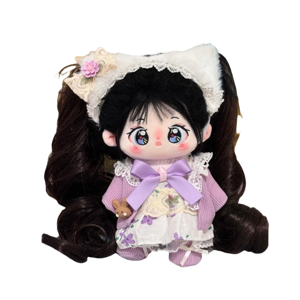 Unisex 20cm Cotton Plush Doll Clothes - Dress Up Fashionable Outfits