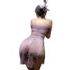 Sex-Dessous sexy reines Verlangen Spitze Uniform lila Stiefmutter Kleid Kleid reines Verlangen Schlafanzug-Set