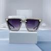 2022 Oversized Crystal Sunglasses Women Square Sunglasses Bling Rhinestone Sun Glasses for Woman Luxury Fashion Shade UV 400