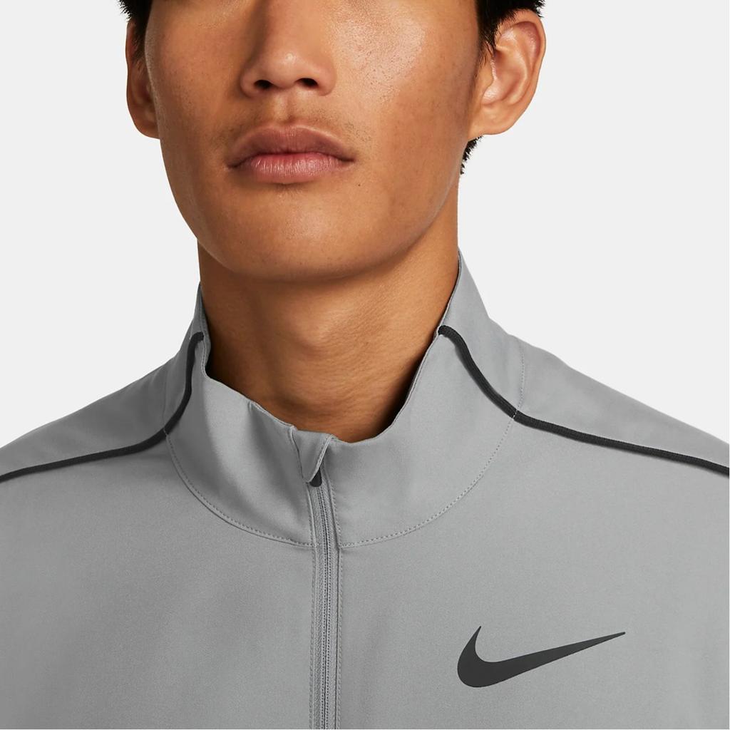Nike Dri-FIT Solid Zip-Up Collar Jacke Herren Jacken Dunkelgrau DM6620-073