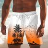 Men's Coconut Tree Tropical Plants Swim Trunks Swim Shorts Board Shorts