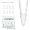 For Apple Pencil 1 2 Tablet Stylus Touch Pen Nib Case Soft Silicone Protective Case For Apple Pen Case Touch Cover 8 Pcs