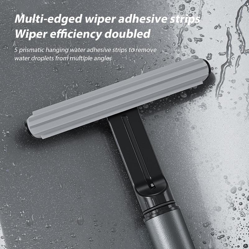 Window Squeegee For Car Telescopic Mirror Glass Water Mist Cleaner Auto Glass Squeegee Portable Mirror Cleaner Tool Windshield