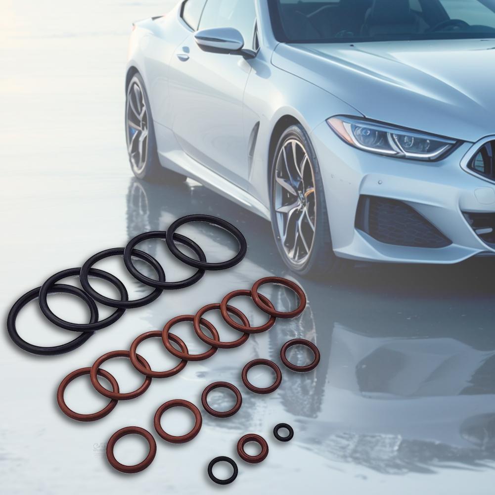Cooling System Radiator Hose O-Ring Kit Coolant Hose O Ring Seal Kit 1743299 13621743299 Fit for E46 320i 323i 325i 328i 330i