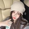 Girls Drawstring Lazy Wind Stack Hat Children Autumn and Winter Fashion New Cold Hat