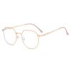 0~-400 Myopia Glasses  Photochromic Blue Light Resistant Glasses Girls' Large Frame Anti Fatigue Myopia Finished Product