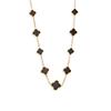Titanium Steel Four-Leaf Petal Bracelet & Necklace Set - Trendy, Fresh, Fashionable 