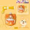 Children's backpack water gun toys 1pcs summer pull-out bared water gun beach water fight water play toy spray gun