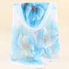 Scarf Floral Fashionable Chiffon Neckerchief Women Graceful Shawl for Dating