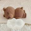 Lying Bear Fondant Mold Chocolate Molds Silicone, Silicone Animal Mold for DIY Fondant, Dessert Baking, Jello, Candy, Cake Baking Decorating