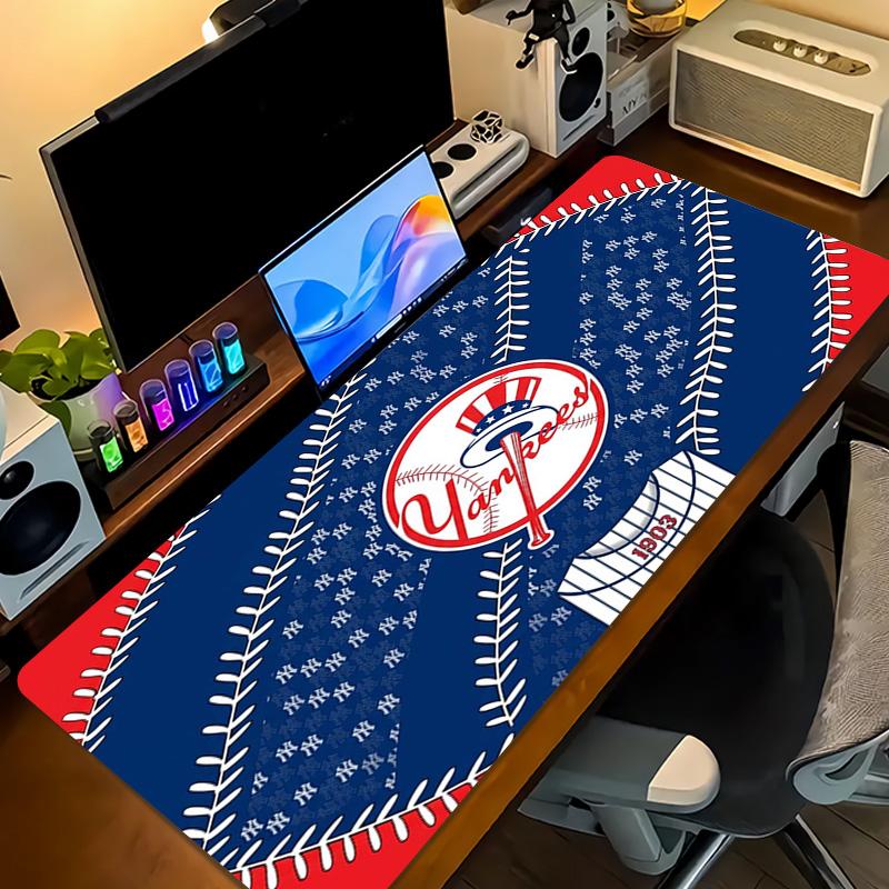New York Yankees Color Mouse Pad Large Gaming Table Cushion Non-slip Laptop Tablet Big Mousepad XXL Mat Mini PC Playmat With Lock edge