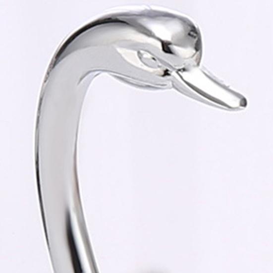 Talos 1/7Pcs Stainless Steel Swan Shape Tableware Storage Holder Fork Spoon Cutlery