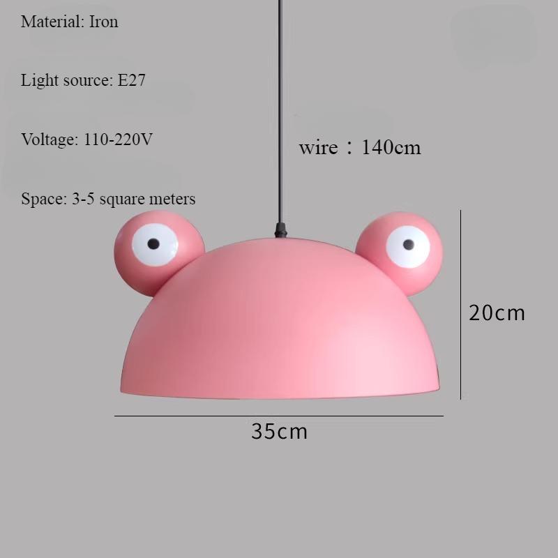 Modern Frog Pendant Light Store Nordic Kindergarten Classroom Hotpot Restaurant Industrial Style Restaurant Barber Shop Lighting