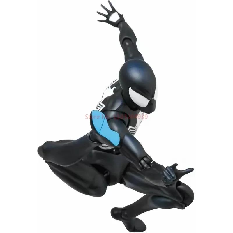 Ct Anime The Amazing Spider-man Mafex S.h.figuarts Spider Man Venom Symbiotic Action Figure Figures Model Toy 1/12 147 6 Poseable Articulated Scale