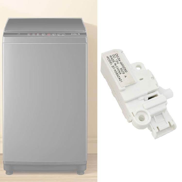 DC34-00025D 12V Washer Door Lock Switcher Electronic Door Lock Washing Machine for WW90K74150OX/WW90K74150SC Accessories