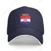 Croatia Flag Emblem Baseball Cap Sun Hat For Children Sun Hat Sports Cap Golf Unisex Womens