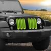 Mesh Grill Ert Grille Erts Cover Fit For 2007-2018 Jeep Wrangler JK JKU(Green)