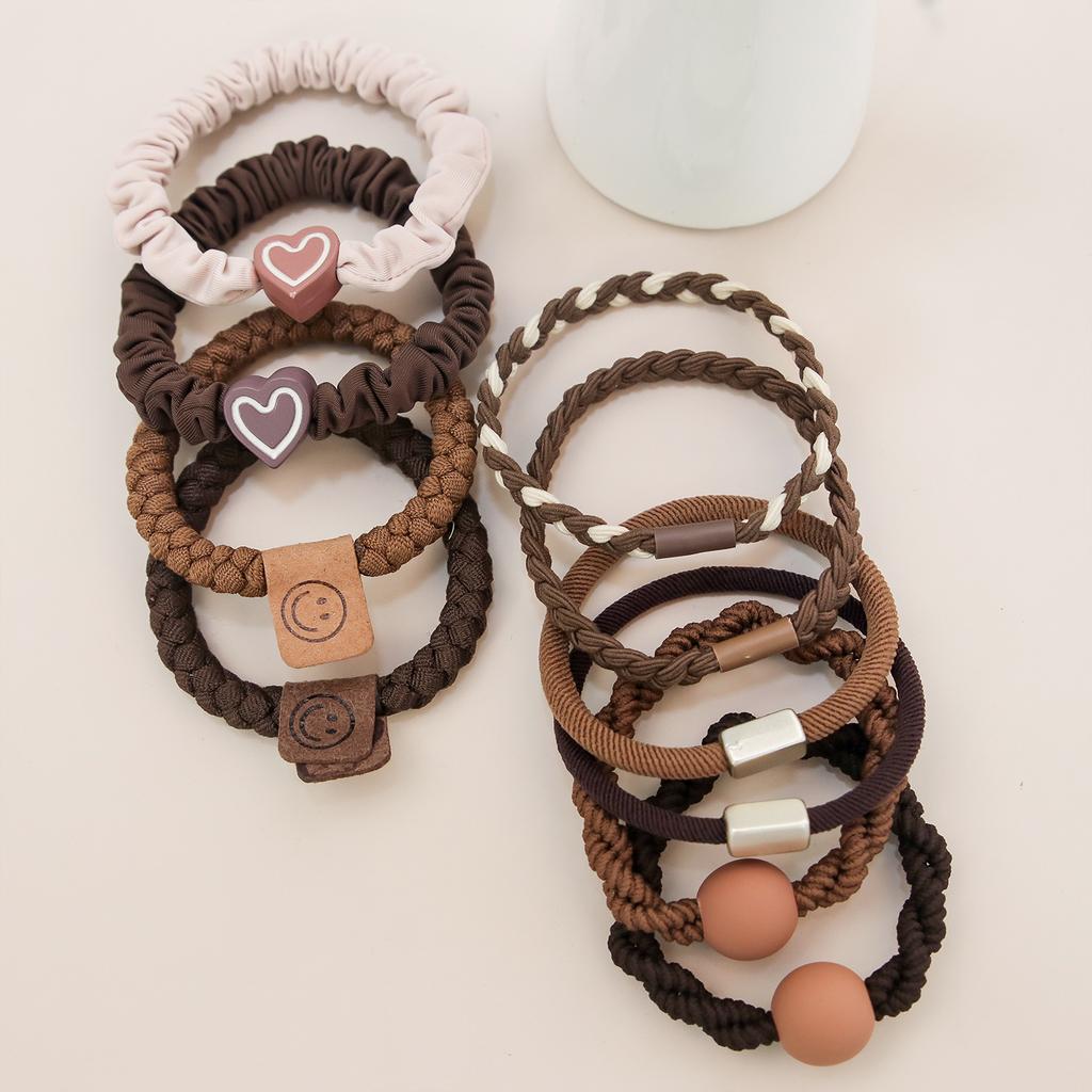 10Pcs/Set New Cute Bowknot Headbands Girls Elastic Hair Bands Hair Accessories for Women Cartoon Bows Headwear Ornaments