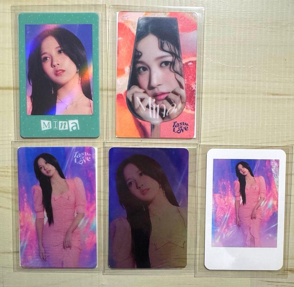 [USED] TWICE Mina Taste of Love Bonus Trading Card