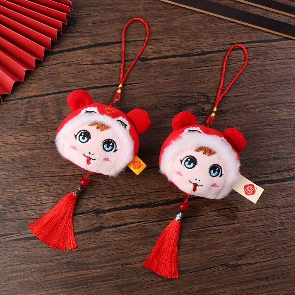 

Stuffed Snake Plush Doll Pendant Cartoon Zodiac Snake Mascot Spring Festival 10cm