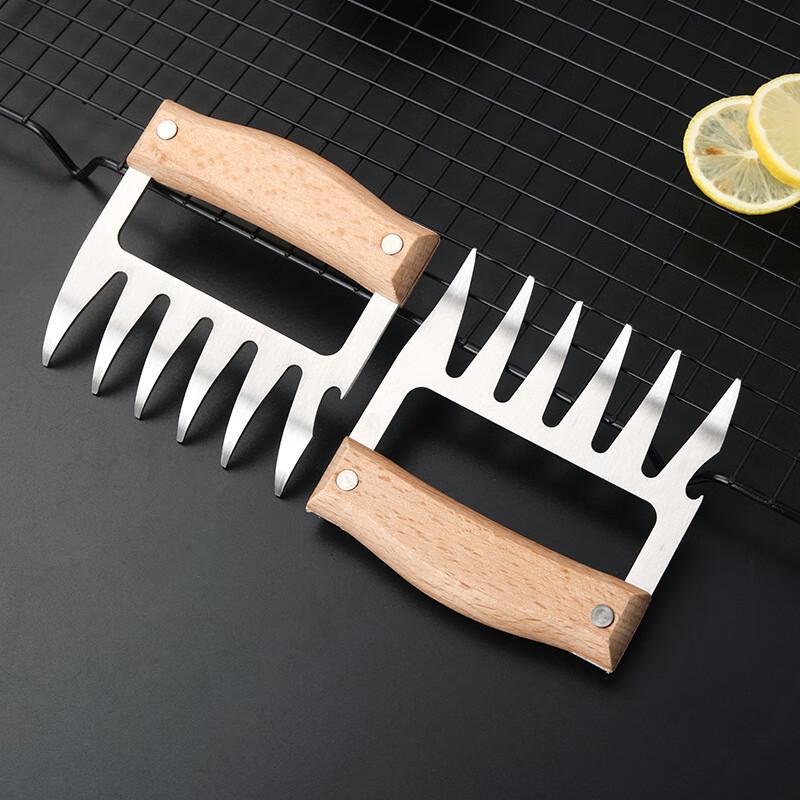 Wutuo Stainless Steel Meat Claws with Bottle Opener (Set of 4)