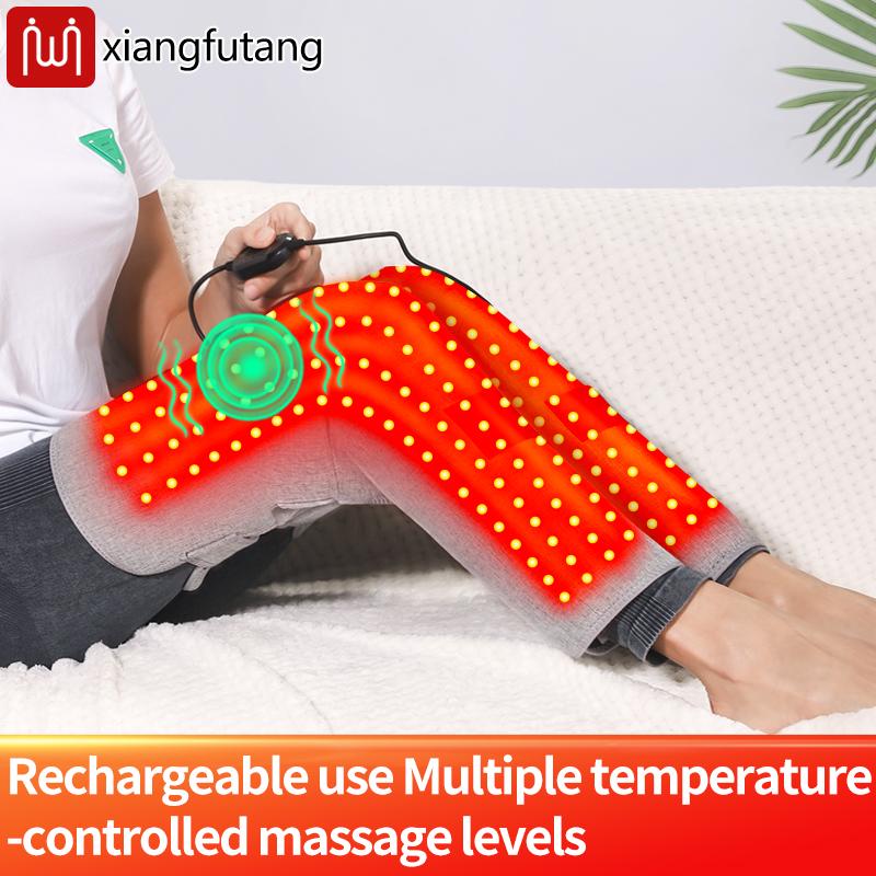 Red Light Bead Heated Leg Knee Protector Relieves Winter Cold Induced Joint Soreness Leg Stiffness Discomfort Gift For Seniors