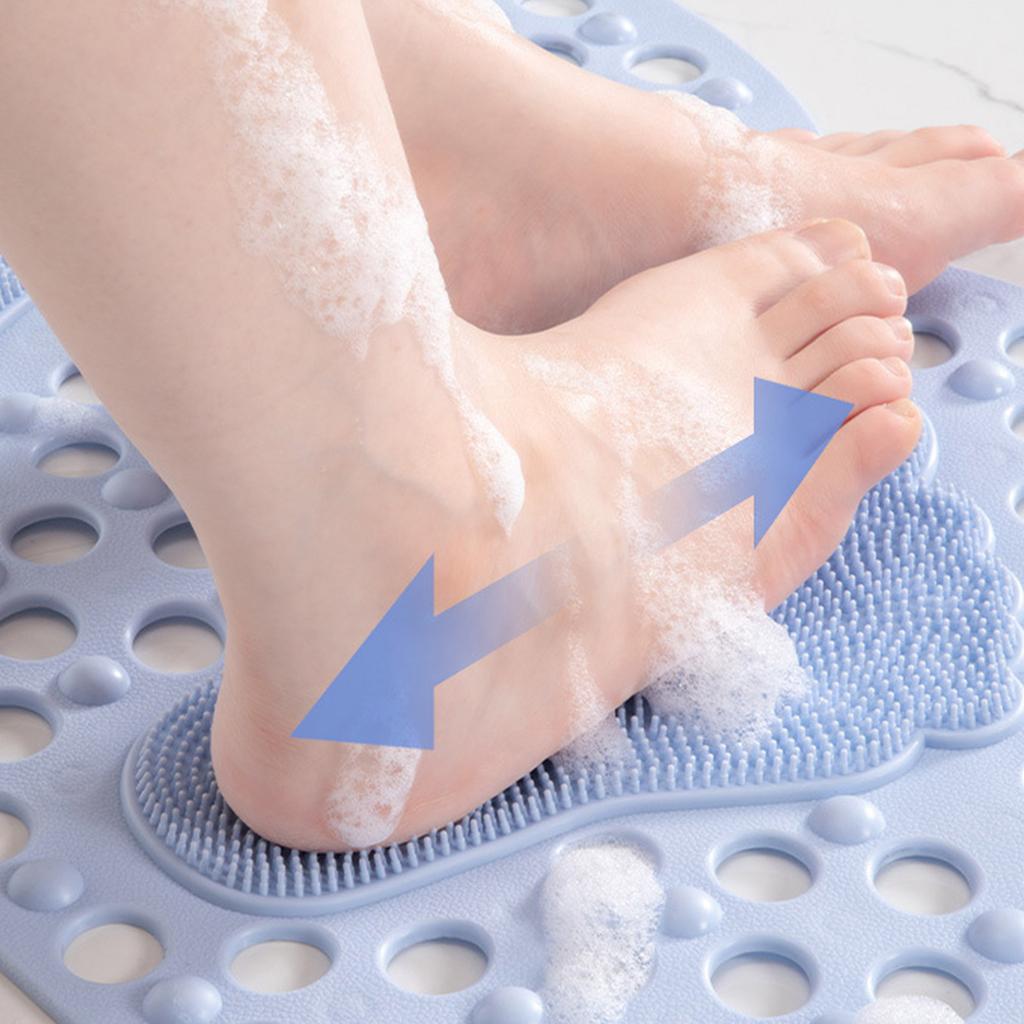 PVC Rutschfeste Badematten Weiche Duschmatte Massagematte mit Saugnapf Rutschfeste Badewannenmatte Badezimmerzubehör