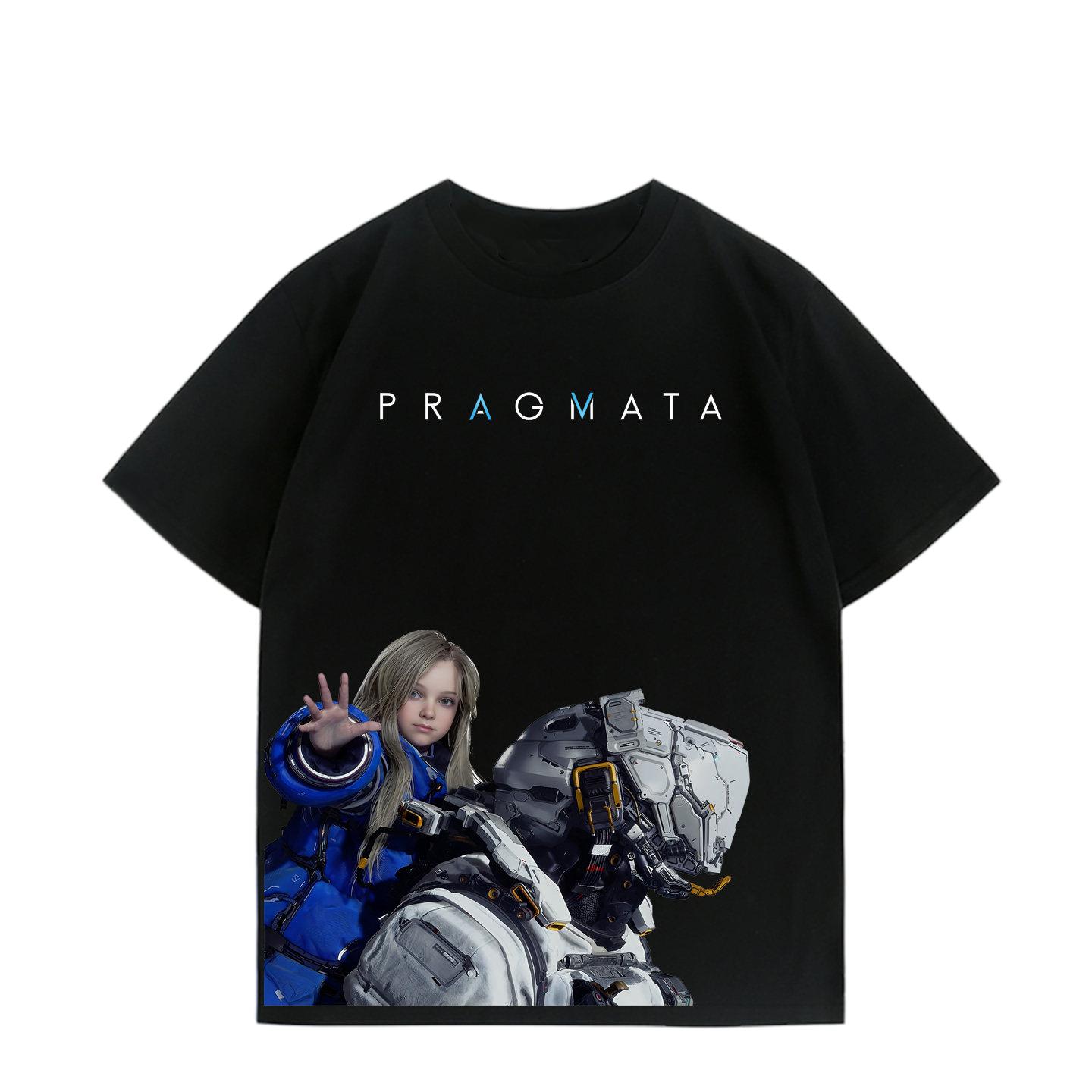 2026 game PRAGMATA  Hugh  Diana graphic Unisexs TShirt Unisex ONeck 100Cotton Short Sleeve Y2k Popular Oversized Exclusive Tee M