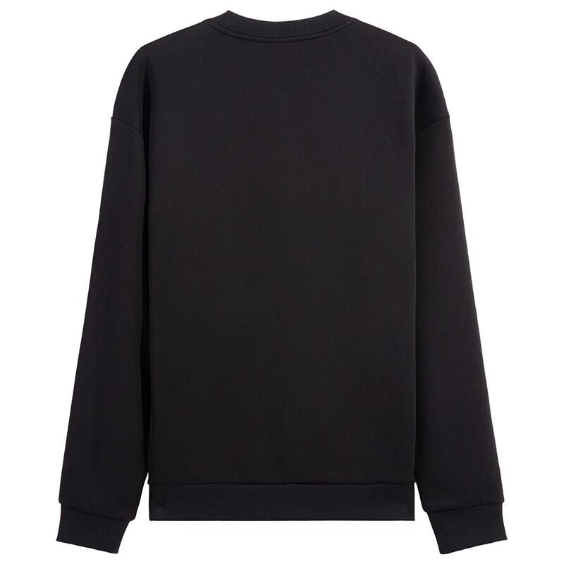 Li-Ning Men's Fleece-Lined Crew Neck Sweatshirt