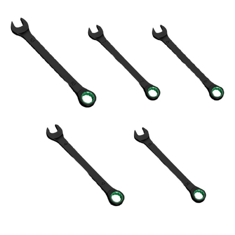 Advanced Double End Ratcheting Wrench With Extended Torques Leverages Handle Spanner Professional Mechanic Tool Set