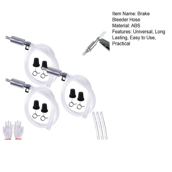 Wąż odpowietrzający hamulce Jednokierunkowy zawór zwrotny Wąż Zestaw narzędzi do odpowietrzania Uniwersalny Hamulec