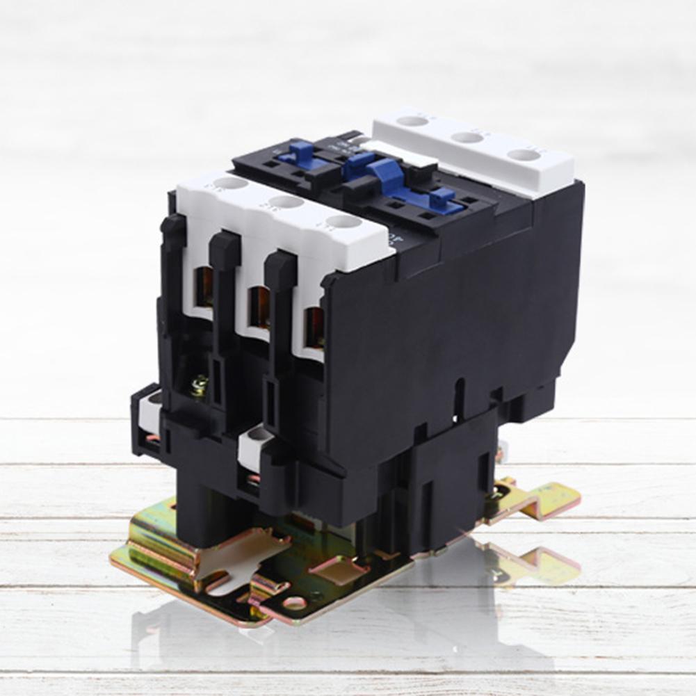 1pc 3P 12A AC Contactor 220V Din Rail Mount Power Contactor For Pumps Industrial Equipment Accessories