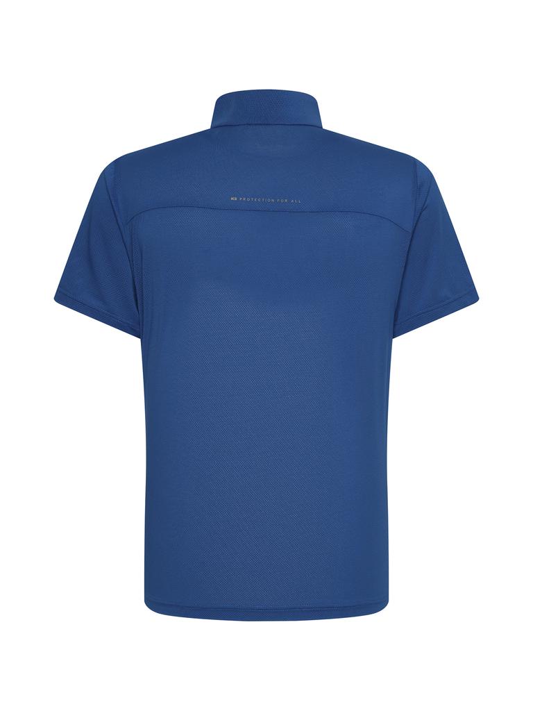 K2 Boost_Mesh Short Sleeve Zip-Up_K.Blue