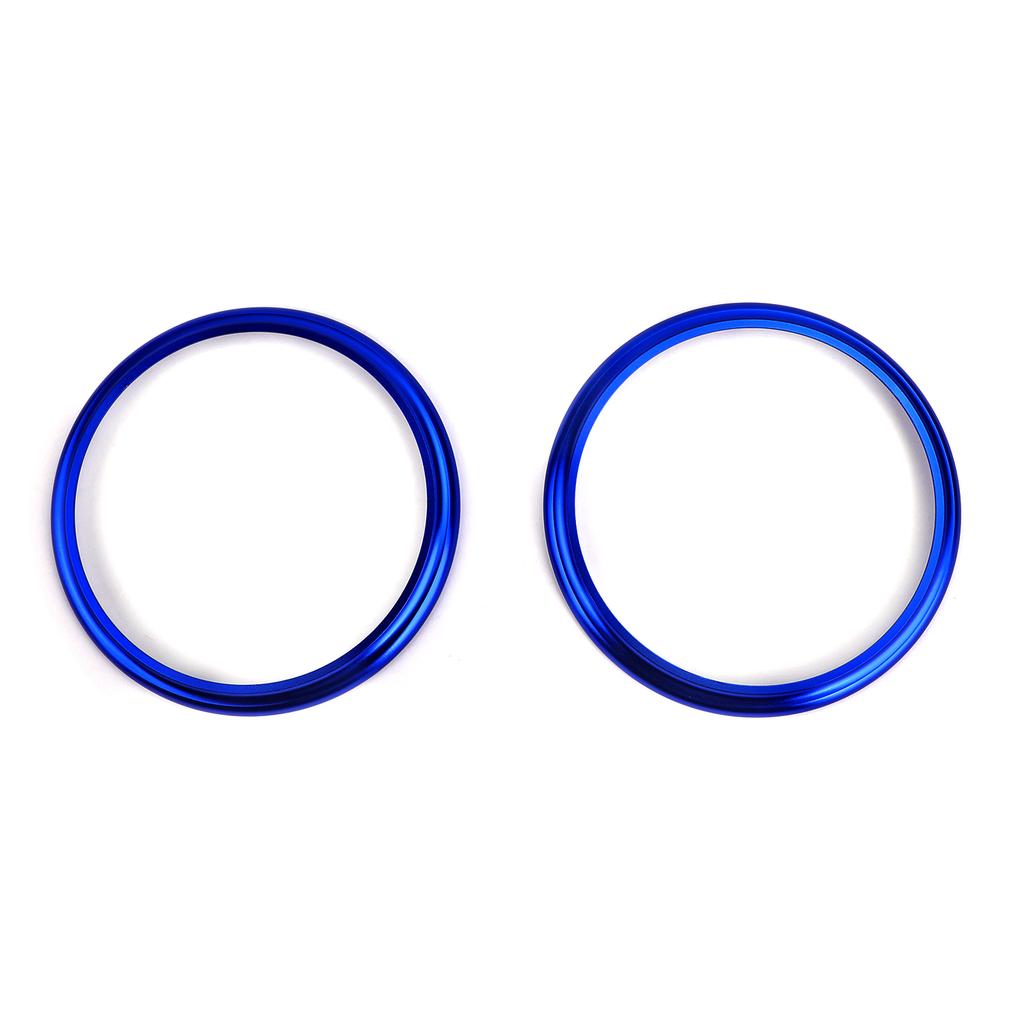 2PCS Car Aluminum Air Outlet Trim Cover Sticker Blue Fits For Subaru BRZ Toyota 86