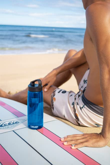 CamelBak Tritan Coastal Water Bottle with Carry Dishwasher Safe Cap, 1000ml/1L, Lightweight, Compact,