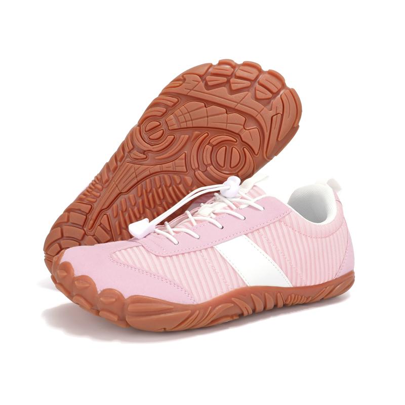 

Breathable Training Sneakers for Men Women Non-slip Soft Sole Casual Sports Shoes Comfortable Gym Fitness Footwear Trainers 46 рожевий