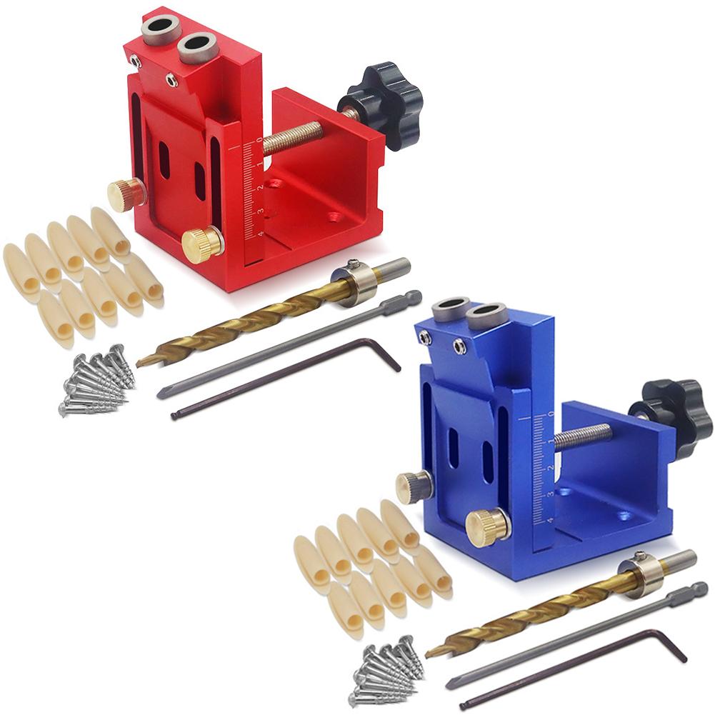 

H1# Drilling Locator Puncher Tools 15 Degrees Drill Guide Locator Woodworking To
