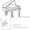 Modern Minimalist Line Musical Instrument Piano Guitar Drum Kit Note Music Poster Nordic Living Room Bedroom Wall Art Home Decor