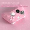 PlayVital Silicone Cover for Xbox Series Sakura Kitten Design Grip Cover Thumbstick Caps Stickers Soft Rubber Case for Xbox Wireless Controllers X/S