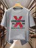 Urban Street Style Square Frame Street Culture Segunisexted Font Print Unisexs 100 Pure Cotton Tshirt Casual Crew Neck Top