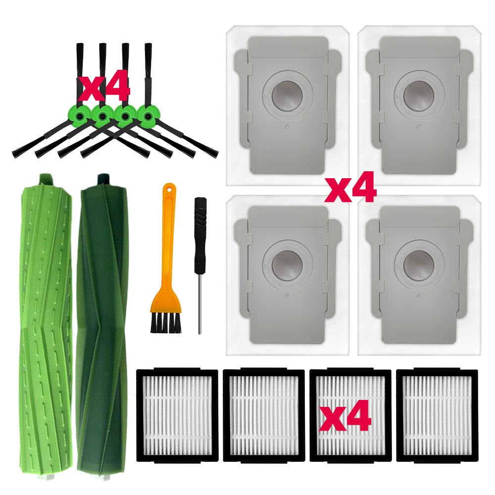 Fit for iRobot Combo J7+ / J9+ / 10 Max Vacumm Replacement Kits Main Side Brush Hepa Filter Mop Cloth Dust Bag Accessories Parts