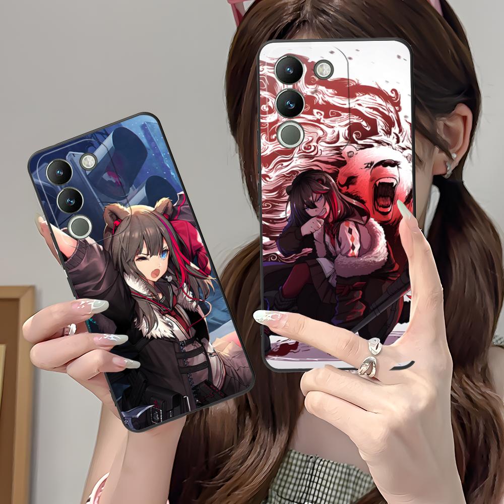 Arknights Zima Matte TPU Mobile Phone Case for VIVO V60 V50 V40 V30 V29 V27 V25 V23 Pro Lite 5G Colorful Printing Cover