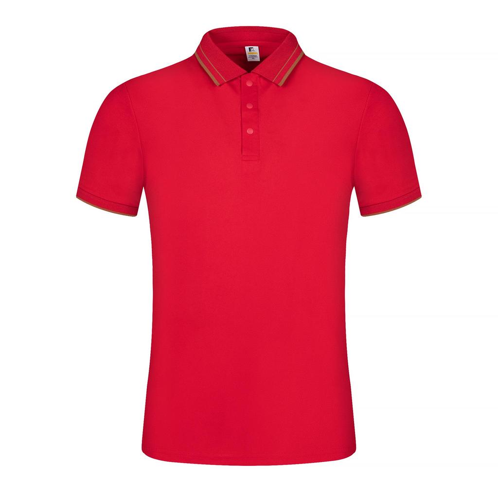 Summer Breathable Lapel Polo Shirt for Coffee Shop & Milk Tea Shop Waitstaff - Printable Workwear