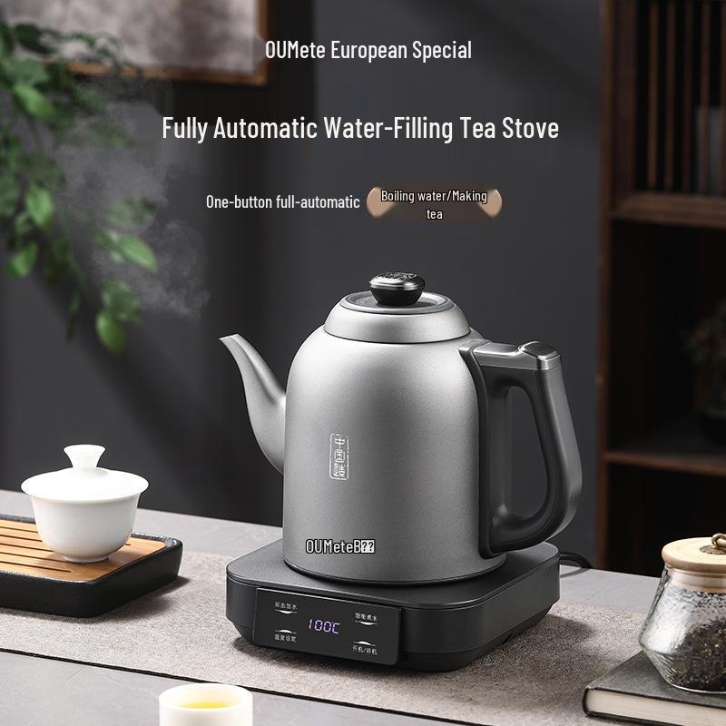 Automatic Electric Kettle: Integrated Hot Water Boiler & Tea Brewer with Heat Preservation