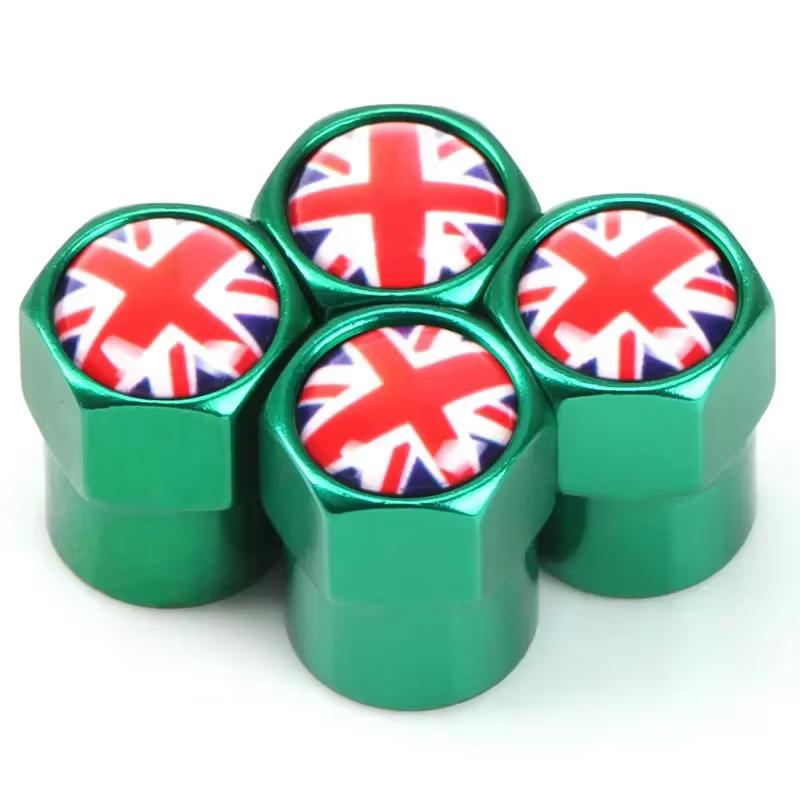 4 st Bilhjul Däckventil Stam Luftventilkåpor För MINI COOPER S JCW F56 F55 F60 R55 R56 R58 R60 R61 Auto Exteriörtillbehör