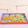 Magnetic Wooden Duck Catching Toy For Kids Learning Arithmetic And Colors Gift