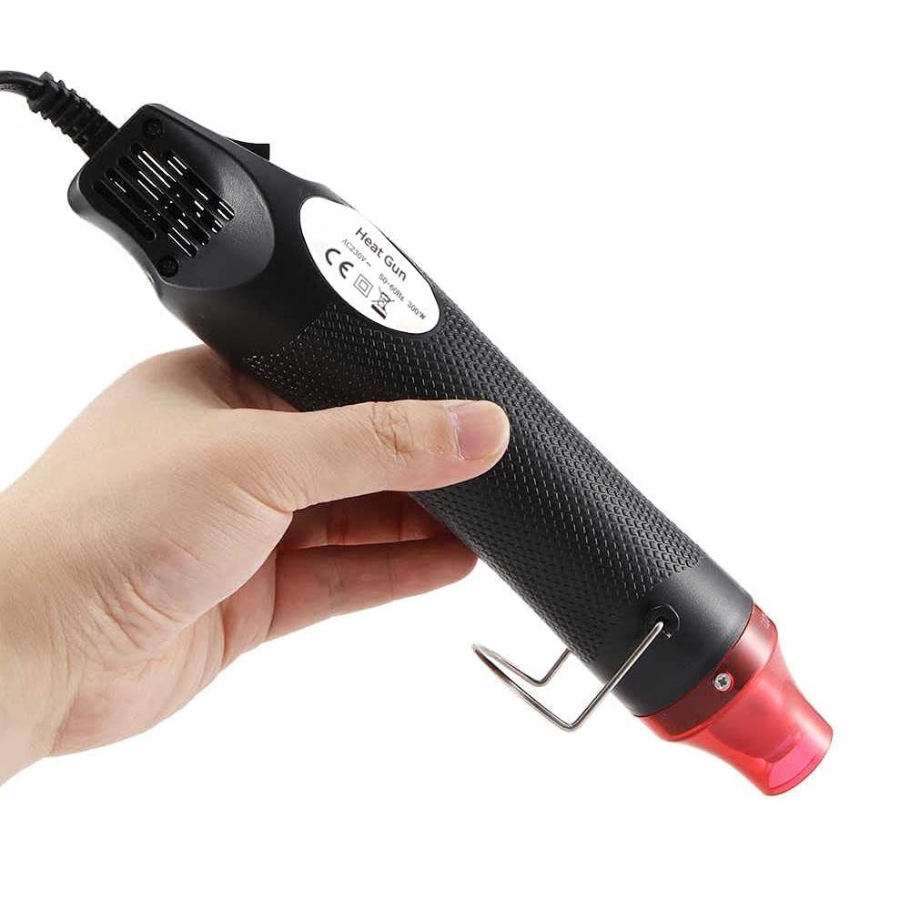220/110V Heißluftpistole DIY Werkzeug Hitze Elektro-Werkzeug Mini Löten Temperatur Handwerk Gebläse mit Stützfuß Schrumpfen